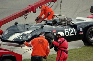 Tom Shelton's Lola T-70 Spyder on the hook.