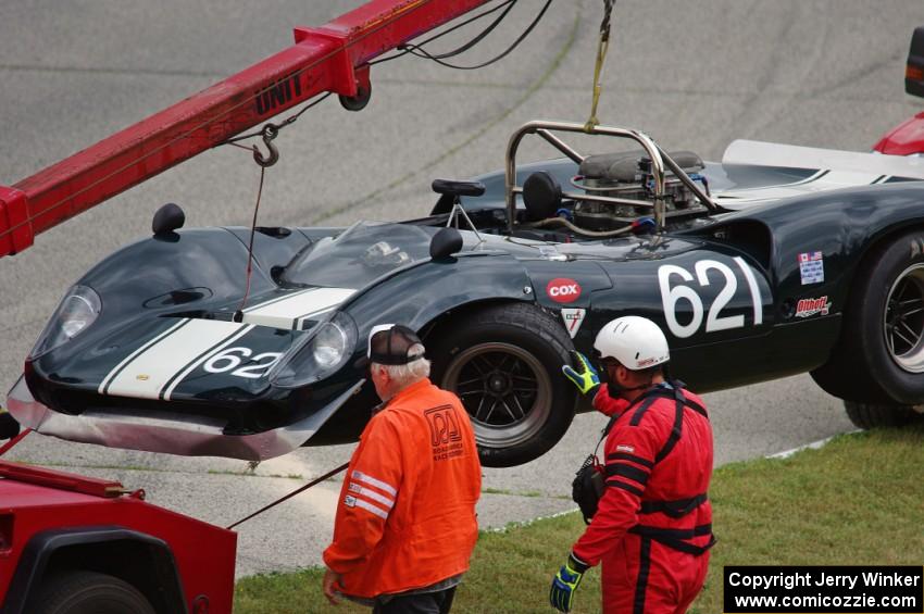 Tom Shelton's Lola T-70 Spyder on the hook.