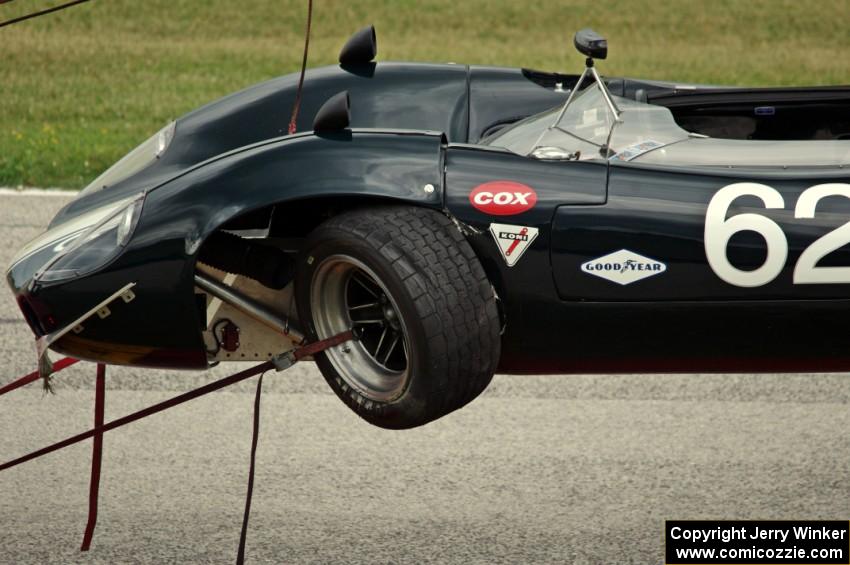 Tom Shelton's Lola T-70 Spyder on the hook.