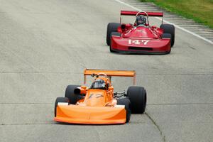 Kyle Buxton's March 77B and Danny Baker's Ralt RT-1