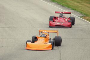 Kyle Buxton's March 77B and Danny Baker's Ralt RT-1
