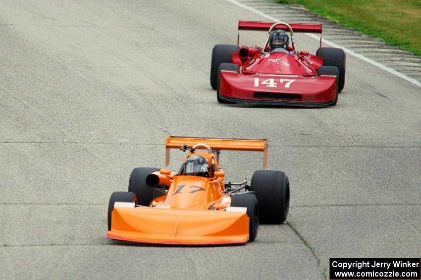 Kyle Buxton's March 77B and Danny Baker's Ralt RT-1
