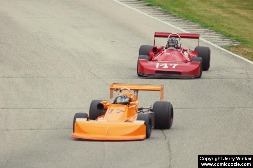 Kyle Buxton's March 77B and Danny Baker's Ralt RT-1