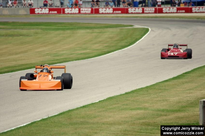 Kyle Buxton's March 77B and Danny Baker's Ralt RT-1