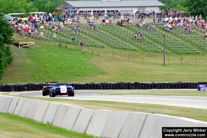 Rick Blaha's and Richard Mooney's Chevy Corvettes