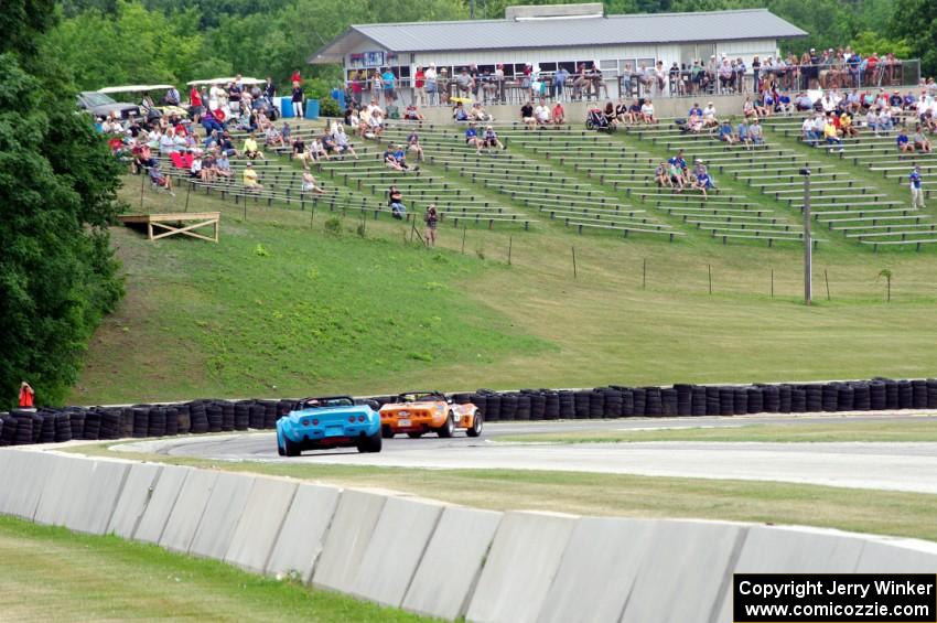 Travis Pfrang's and Matt Jensen's Chevy Corvettes