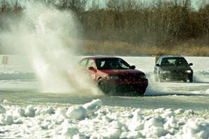 Pete Weber / Ian Forte Nissan Sentra Spec V and Tim Stone / Ryan Rose Honda Civic