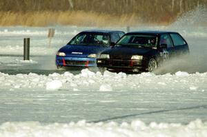 Tim Stone / Ryan Rose Honda Civic and Steve Beeler's Honda Civic