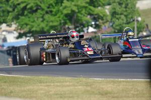 Chris Locke's Lotus 77 and Andrew Beaumont's Lotus 81