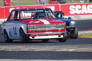 Ike Keeler's Datsun PL510 and Joe Huffaker's Jensen Healey