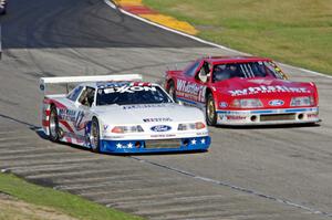 Scott Heider's Ford Mustang Cobra and Dick Howe's Ford Mustang