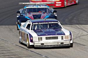 Shane Lewis' Chevy Nova and Gunner Pfrang's Chevy Corvette