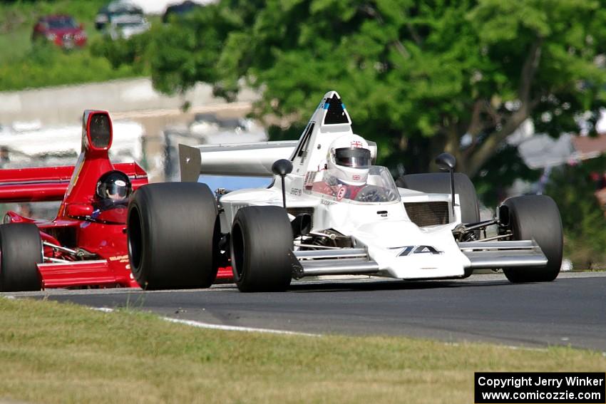 Barry Blackmore's Lola T-332 and Marc Rauchfuss' Lola T-332