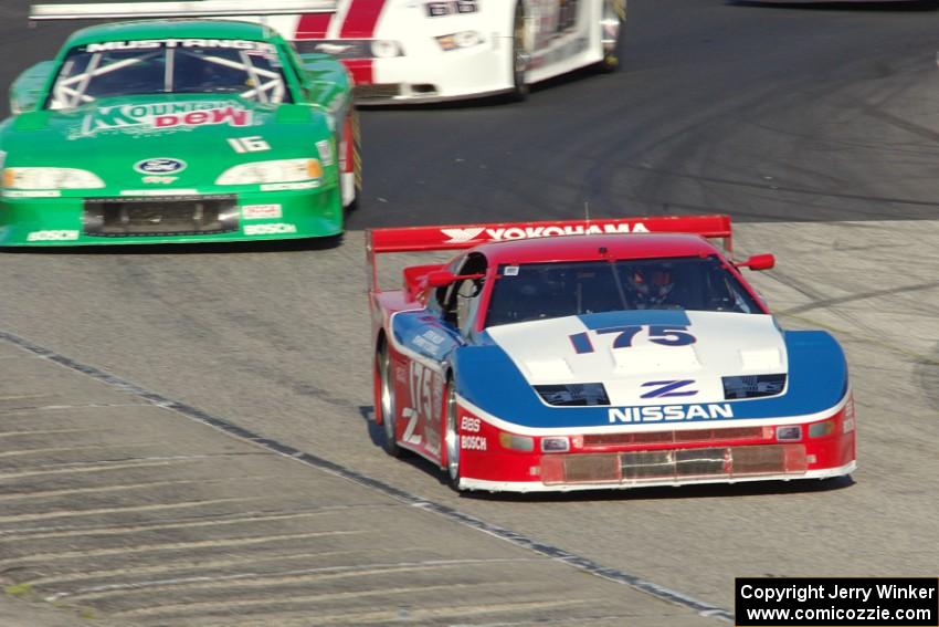 Theo Bean's Nissan 300ZXT, Colin Comer's Ford Mustang and Denny Lamers' Ford Mustang