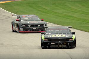 Steven Lustig's Ford Mustang and Dillon Machavern's Ford Mustang