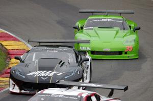 Claudio Burtin's Chevy Corvette and Mario Barcenas' Chevy Corvette