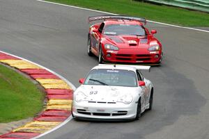 Jerry Greene's Porsche GT3 Cup and Steve Streimer's Dodge Viper