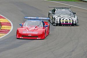 Jim McAleese's Chevy Corvette and Doug Peterson's Cadillac CTS-V