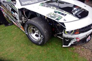 Joe Napoleon's Chevy Camaro post-race