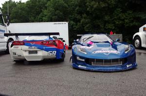 Simon Gregg's and Mickey Wright's Chevy Corvettes