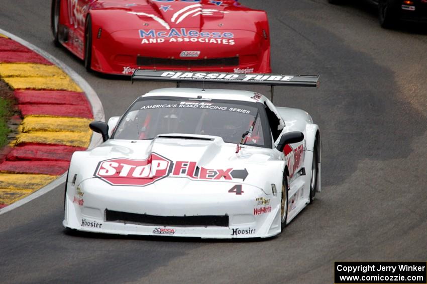 Paul Fix's Chevy Corvette and Jim McAleese's Chevy Corvette