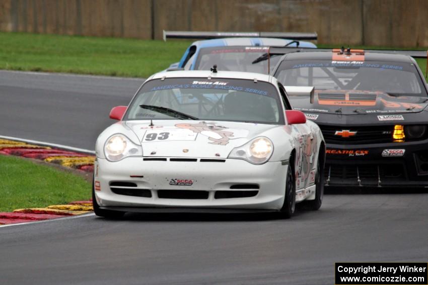 Jerry Greene's Porsche GT3 Cup, Ernie Francis, Jr.'s Chevy Camaro and Tony Buffomante's Ford Mustang