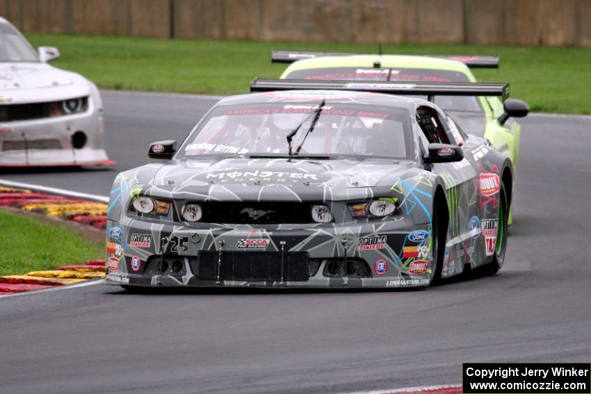 Vaughn Gittin, Jr.'s Ford Mustang and Joe Stevens' Dodge Challenger