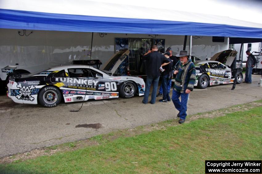 Justin Napoleon's Chevy Camaro and Joe Napoleon's Chevy Camaro