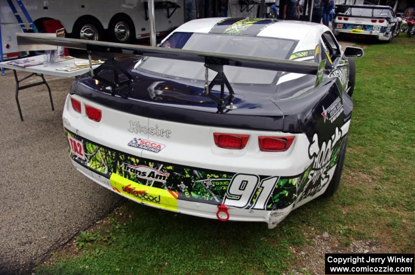 Joe Napoleon's Chevy Camaro and Justin Napoleon's Chevy Camaro