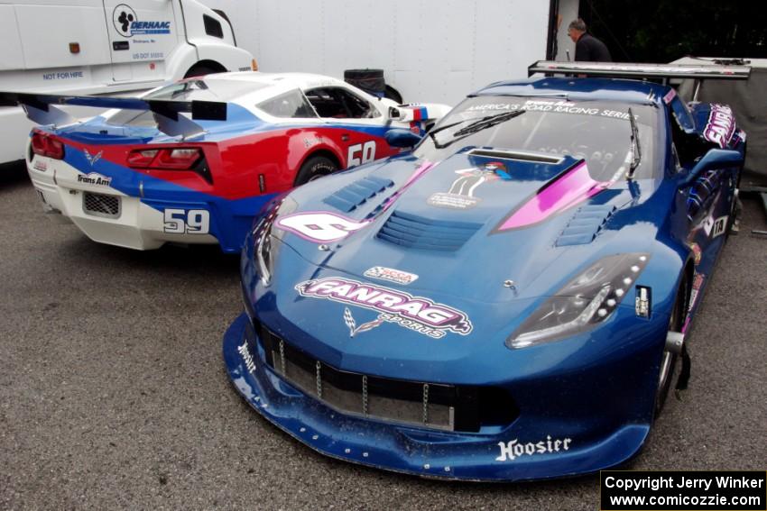 Simon Gregg's and Mickey Wright's Chevy Corvettes