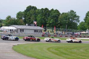 John Dean II's, Nathanial Sparks', Drake Kemper's and Patrick Gallagher's Mazda MX-5s