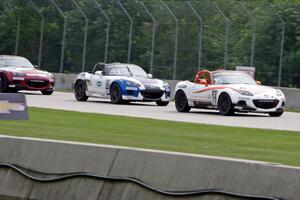 John Dean II's and Patrick Gallagher's Mazda MX-5s