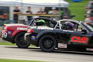 Dean Copeland's and Drake Kemper's Mazda MX-5s