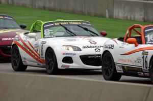 John Dean II's and Nathanial Sparks' Mazda MX-5s