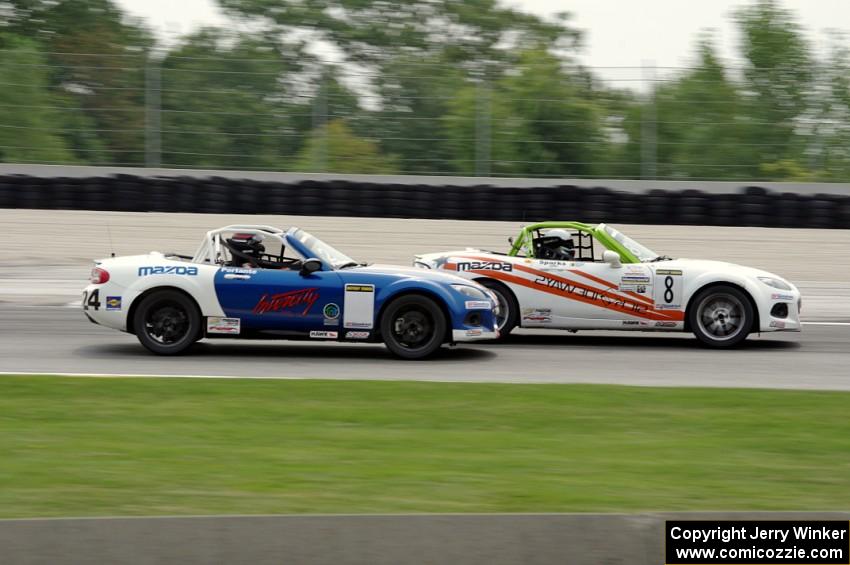 Nathanial Sparks' and Peter Portante's Mazda MX-5s