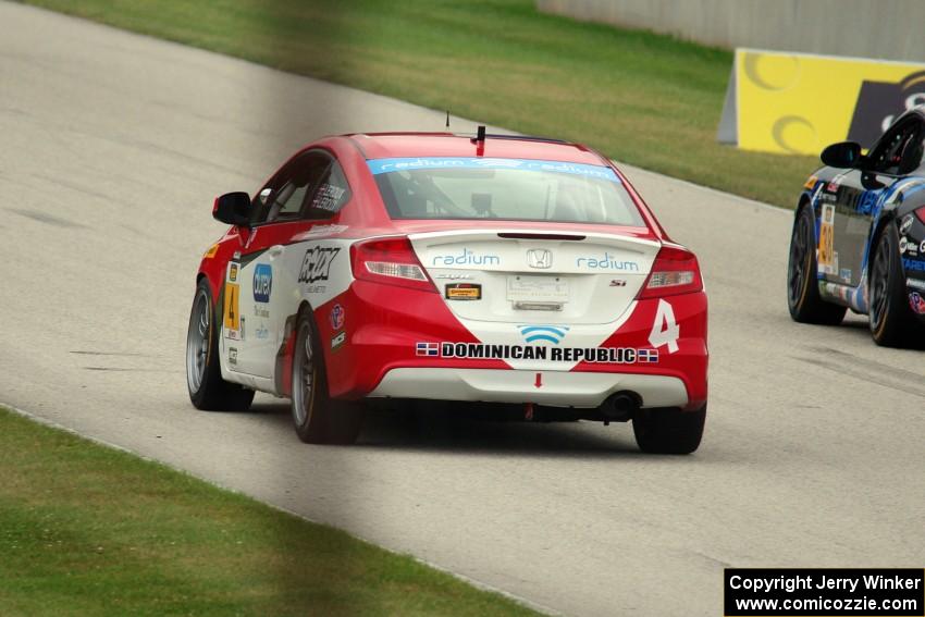 Juan Carlos Leroux / Jorge Leroux Honda Civic Si was an early DNF.