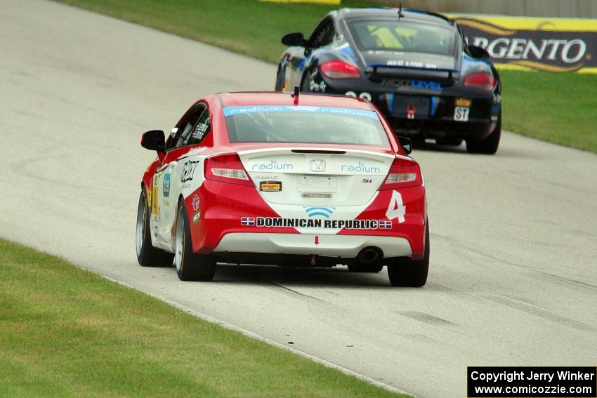 Juan Carlos Leroux / Jorge Leroux Honda Civic Si was an early DNF.