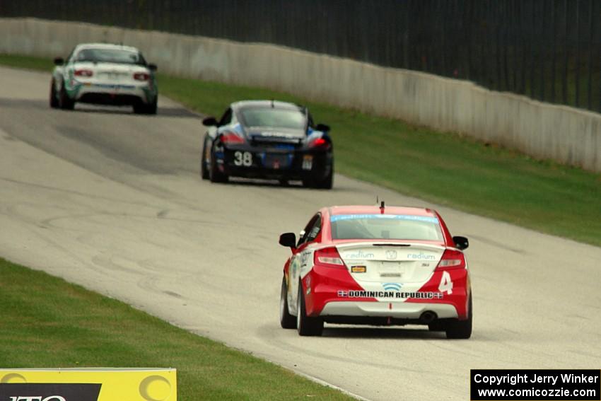 Juan Carlos Leroux / Jorge Leroux Honda Civic Si was an early DNF.