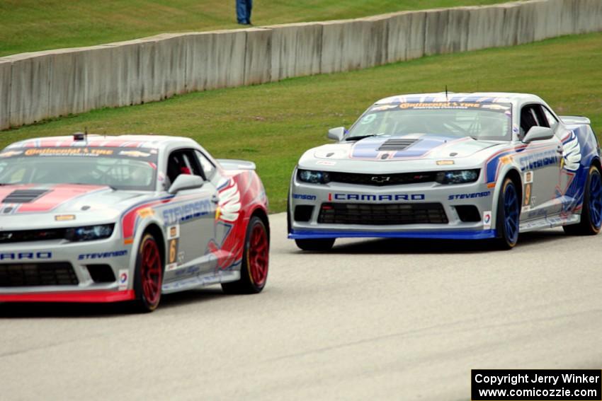 Andrew Davis / Robin Liddell and Lawson Aschenbach / Matt Bell Chevy Camaro Z/28.Rs