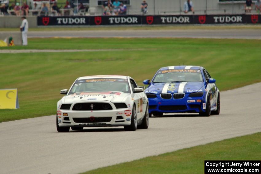 Nick Galante / Louis-Philippe Montour Ford Mustang Boss 302R and Mark Boden / Tonis Kasemets BMW M3