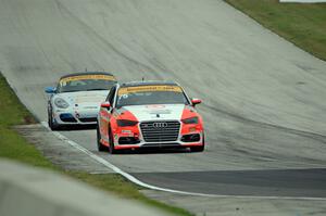 Paul Holton / Kyle Gimple Audi S3 and Lars Viljoen / Remo Ruscitti Porsche Cayman