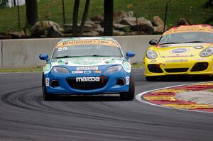 Britt Casey, Jr. / Danny Bender Mazda MX-5 and Ethan Low / Jason Rabe Porsche Cayman