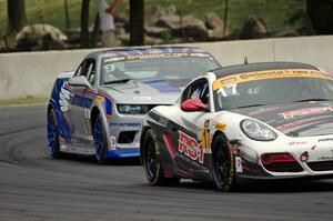 Spencer Pumpelly / Luis Rodriguez, Jr. Porsche Cayman and Lawson Aschenbach / Matt Bell Chevy Camaro Z/28.R