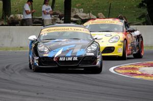 Dan Rogers / Seth Thomas and Ethan Low / Jason Rabe Porsche Caymans