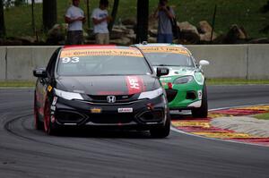 Chad Gilsinger / Ryan Eversley Honda Civic Si and Andrew Carbonell / Liam Dwyer Mazda MX-5