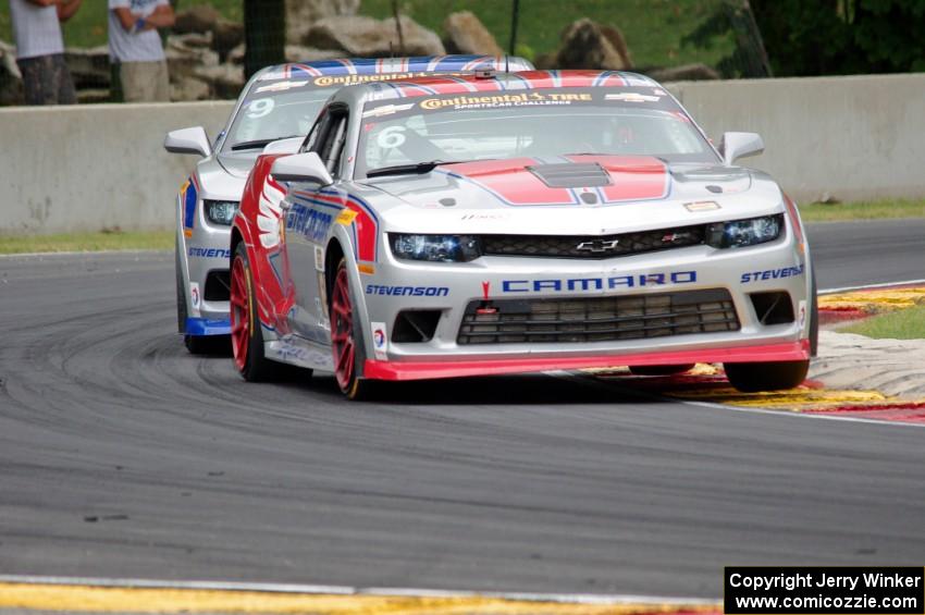 Andrew Davis / Robin Liddell and Lawson Aschenbach / Matt Bell Chevy Camaro Z/28.Rs