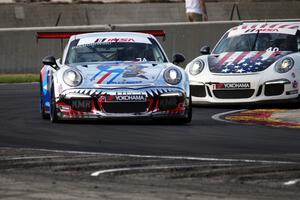 William Peluchiwski's and Charlie Putman's Porsche GT3 Cup cars