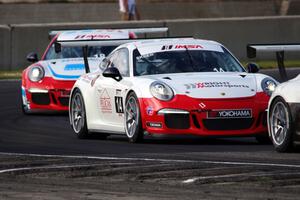 Elliott Skeer's and John Goetz's Porsche GT3 Cup cars