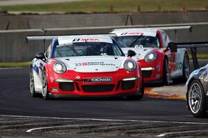 Kasey Kuhlman's and Santiago Creel's Porsche GT3 Cup cars