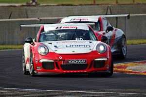 Santiago Creel's and Michael Schein's Porsche GT3 Cup cars